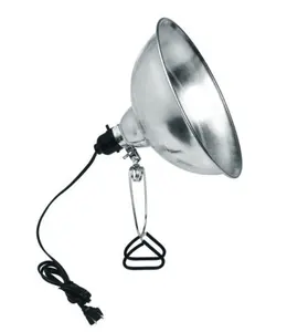 10.5 Inch Verstelbare Klem Op Lamp Met Afneembare Aluminium Reflector,150 W