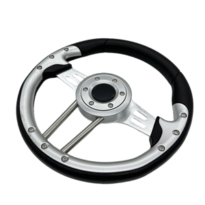 Evrensel 13 inç şerit PU tekne direksiyon Drift Golf arabası direksiyon - Product Image 3