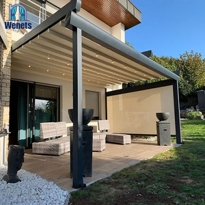 Easy Installation Insulated <strong>Retractable</strong> Roof Pergola Awning <strong>Canopy</strong> for <strong>Patio</strong> - Product Image 1