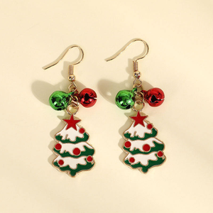 Boucles d'oreilles pendantes en alliage de zinc pour femme, style européen et américain, romantiques, pour soirée, 1 pièce, stock usine - Product Image 5