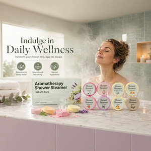 Coffret de 8 bombes de bain aromatiques pour la relaxation et le soulagement du stress, idéal pour un cadeau - Product Image 1