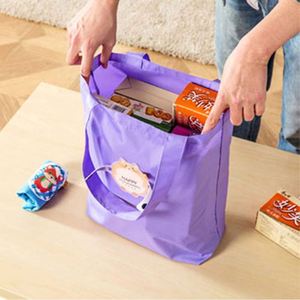 Cartoon <b>Folding</b> Portable Shopping Bag Waterproof Foldable Bag Custom - Product Image 4