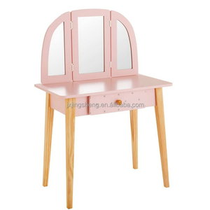 Meubles scandinaves pour enfants <span class=keywords><strong>Coiffeuse</strong></span> pour filles Chambre à coucher Commodes Bureau <span class=keywords><strong>Coiffeuse</strong></span> rose Maquillage pour enfant <span class=keywords><strong>Coiffeuse</strong></span> - Product Image 5