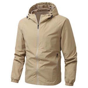 OEM Customized Logo Design Men's Slim Zipper <b>Jacket</b> for Spring Autumn Quick-Drying Casual Style with Front Logo Position - Product Image 6