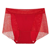 Vente en gros de slips pour femmes sous-vêtements culottes en dentelle taille moyenne pour femmes matures