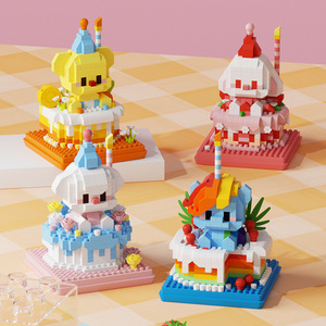 Bloques de construcción de micropartículas, figura de poni bonita, 400-800 piezas, juguete DIY para niños de 5 a 14 años, regalo de cumpleaños unisex - Product Image 1