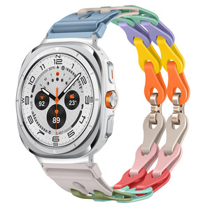 Pulsera hueca de moda Correa de reloj de silicona creativa para <span class=keywords><strong>Samsung</strong></span> Galaxy Watch <span class=keywords><strong>Ultra</strong></span> 47mm Watch Band - Product Image 4