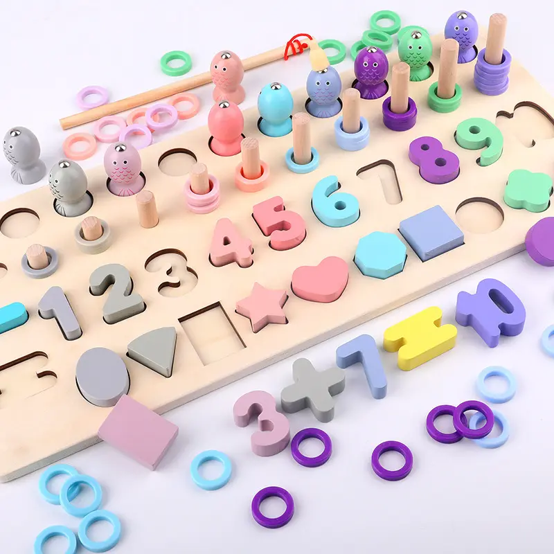 アルファベットパズルセットウッドABCレター & ナンバーパズルギフト幼児向け教育学習玩具123歳キッズペーパーボックス