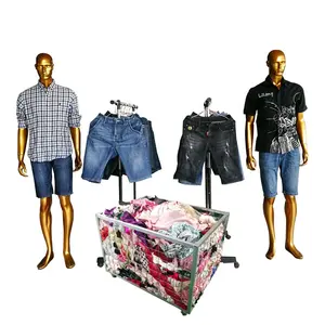 Men Jeans Shorts Branded Leisure Clothes From Uk Bales Second Hand Used Clothes