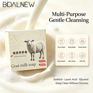 <span class=keywords><strong>Savon</strong></span> Solide Artisanal au Lait de Chèvre OEM ODM Nettoyant en Profondeur Doux et Nourrissant pour Visage, Corps et Cheveux – Tout-en-un Naturel et Sain - Product Image 2