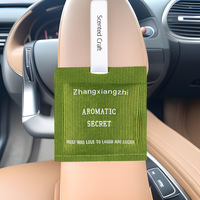 Diffuseur de parfum solide personnalisé pour voiture, désodorisant en sachet, boules EVA, clip de ventilation en tissu, portable, sans électricité, pour tiroir de voiture