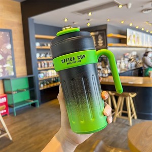 smart stainless steel mug 15oz 450ml LED gradient style temperature display with lid smart temperature smart mug - Product Image 6