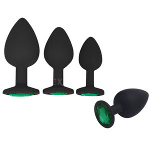 Анальная пробка SEXBAY для начинающих, силиконовая, с украшением, разные размеры для мужчин и женщин, водонепроницаемость IPX7, сертификат CE - Product Image 3