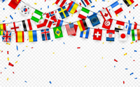 Drapeaux sportifs suspendus en polyester avec logo personnalisé, imperméables et à séchage rapide, pour événements sportifs, fêtes et célébrations