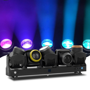 Potente Barra de Luces Giratoria Tornado RGBW 5x120W para DJ, Discoteca, Fiesta, Club Nocturno, Concierto, Actuación en Escenario - Product Image 1