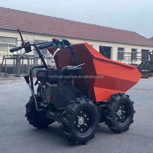 500kg Load <strong>Strong</strong> <strong>Power</strong> Wheelbarrow 4 <strong>Wheel</strong> Mini Site Dumper <strong>Barrow</strong> - Product Image 3