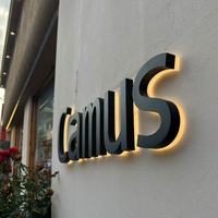Letrero Comercial Personalizado con Luz LED, Letras 3D Retroiluminadas Cortadas con Láser, Logotipos de Acrílico con LED para Empresas, Letrero Personalizado