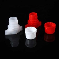 Capuchon à vis en plastique de 16 mm de qualité alimentaire, directement de l'usine ; Couvercle souple autoportant pour bouteilles et jus/sauces