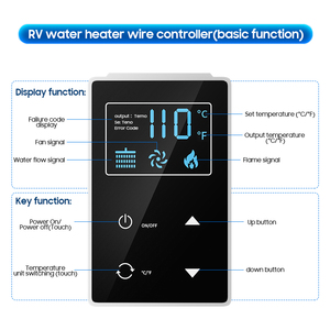 غلاية غاز البروبان DC12V سعة 8 لتر و 10 لتر و 6pg بدون خزان غاز ساخن لـ RV Caravan Campervan - Product Image 5