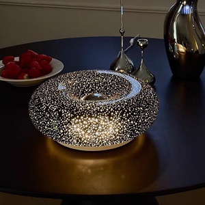 New Creative Starry Night <b>Light</b> Orange Table Lamp Gift Lamp Decorative Bedside Night <b>Light</b> Three-color <b>Touch</b> Dimming Wall Lamp - Product Image 6