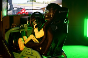 Volant et levier de vitesses CAMMUS Sim Rig Driving Force pour jeux PC, support pour jeux de course automobile - Product Image 2