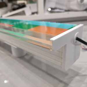 Vente en gros Aqua de cascade de descente d'<span class=keywords><strong>eau</strong></span> pour <span class=keywords><strong>piscine</strong></span> de jardin en plein air cascade de fontaine en acrylique avec bande lumineuse LED - Product Image 2