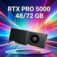 Nouvelle carte graphique professionnelle RTX PRO 5000 Blackwell 72 Go pour station de travail, idéale pour le rendu IA et l'inédition LLM