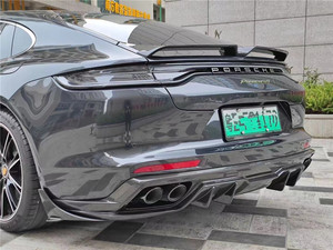ชุดแต่งคาร์บอนไฟเบอร์สำหรับ Porsche Panamera 971 ชุดแต่งรอบคันใหม่  ลิ้นกันชนหน้า ดิฟฟิวเซอร์ สปอยเลอร์ สเกิร์ตข้าง ชุดแต่งคาร์บอนไฟเบอร์ ลิ้นกันชนหน้า - Product Image 3
