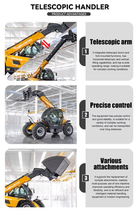 Chariot élévateur télescopique diesel tout-terrain de 3,5 tonnes pour la construction, l'agriculture et l'exploitation minière avec accessoires personnalisés certifiés CE disponibles - Product Image 5
