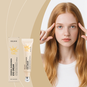 Base de maquillaje diario natural, crema <span class=keywords><strong>para</strong></span> ojos con protector solar mineral, reducción de la hinchazón de las ojeras <span class=keywords><strong>para</strong></span> protección solar - Product Image 5