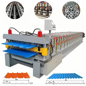 Panneau de toit entièrement automatique, machine de formage de rouleaux de carreaux émaillés, machine de fabrication de carreaux de toiture, machines de matériaux de construction