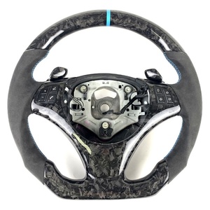 Volante Deportivo de Fibra de Carbono Forjado a <span class=keywords><strong>Precio</strong></span> de Fábrica para <span class=keywords><strong>BMW</strong></span> <span class=keywords><strong>320i</strong></span> 335i E90 E91 E92 E93 M3 Serie 3 - Product Image 4
