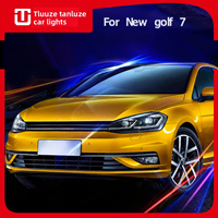 Ensemble de phares LED pour Volkswagen Golf 2014-2017, feux de jour, clignotants, feux de route et de croisement, 6000K, 12V, 35W, Plug and Play, 5 styles disponibles