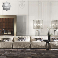 Canapé d'angle moderne en forme de L avec imprimé léopard, meubles de salon modernes, vente chaude 2020