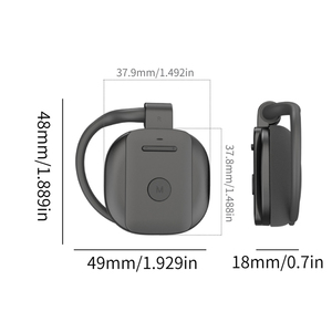 หูฟังไร้สาย Rambotech Pro TWS พร้อมพาวเวอร์แบงค์ รุ่น V5.3 ไฟ LED แสดงสถานะ ดีไซน์แบบเกี่ยวหู กันน้ำ แบตเตอรี่ 150mAh เสียงสเตอริโอ Rambotech - Product Image 2