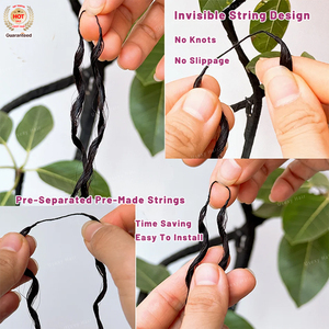 Mới kinky xoăn knotless pre-tách ra Crochet phần mở rộng tóc lông phần mở rộng tóc lông dòng tóc 100% tóc con người phần mở rộng - Product Image 3