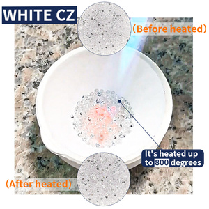 Venta Directa de Fábrica de Piedras de Circonia, Fabricantes de Piedras de Circonia Cúbica, Circonia Cúbica Naranja Roja Hermosa de 5A para la Fabricación de Joyas - Product Image 4