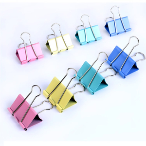 Thương mại đầy màu sắc dài đuôi clip nhỏ tươi dovetail Clip 32mm 25mm 19mm tay tài khoản Clip - Product Image 2