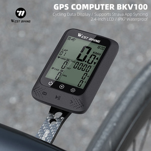 WEST BIKING Máy tính không dây GPS dành cho xe đạp Máy đo tốc độ xe đạp đường núi Máy đo tốc độ có tuổi thọ pin dài Thiết bị đi xe đạp chống nước - Product Image 6