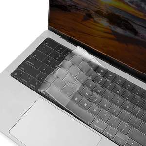 Housse de <span class=keywords><strong>clavier</strong></span> pour ordinateur portable <span class=keywords><strong>MacBook</strong></span> Air Apple en TPU, compatible avec M1, 2, 3, M4 <span class=keywords><strong>Pro</strong></span>, <span class=keywords><strong>protection</strong></span> de <span class=keywords><strong>clavier</strong></span> transparente en silicone - Product Image 5