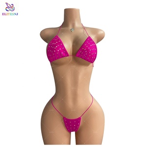 ELITES SS30 <span class=keywords><strong>Bikini</strong></span> con Grandi Strass Personalizzabile all'Ingrosso Lussuoso Sexy <span class=keywords><strong>Bikini</strong></span> con Strass per Ragazze - Product Image 2