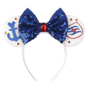 HC284 cartone animato Anime orecchie da topo fascia con paillettes orecchie da topo archetto per capelli Topolino e orecchie di Minnie cerchi per donne ragazze - Product Image 2