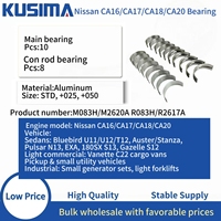 Roulements de vilebrequin et de bielle personnalisés en gros pour moteurs Nissan CA16/CA17/CA18/CA20, coque de roulement U11/U12/T12