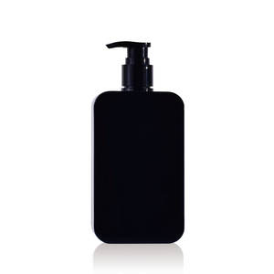 Cosmetics Packaging White Black 200ml 300ml 400ml PETG Nordic Style square Lotion Bottles with Pump for Lotion Shampoo - Product Image 3