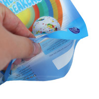 Sachets d'emballage pour bonbons gélifiés de qualité alimentaire, personnalisables avec logo, fabriqués en usine OEM, avec fermeture éclair refermable