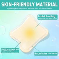Bande hydrocolloïde mise à jour pour le soin des plaies, pansements hydrocolloïdes de qualité médicale avec adhésif auto-adhésif, flexibles et imperméables