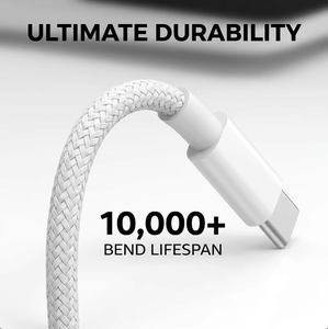 Cable de Carga y Datos Trenzado de Nailon de 1M / 2M para <span class=keywords><strong>iPhone</strong></span> 18 / 17 / 16 / 15, Samsung, Teléfonos Android, Cable de Carga Rápida - Product Image 4