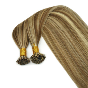 Estensioni dei capelli Pre-incollate di cheratina italiana Remy doppio disegno <span class=keywords><strong>U</strong></span>/V/I/punta piatta estensione dei capelli - Product Image 3