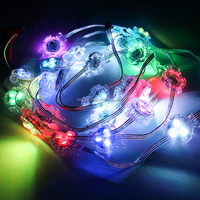 Guirlande lumineuse de Noël permanente SHIJI Manufacturer WS2818 RGB, 30 mm, IP67, étanche pour extérieur, source de lumière LED à points pixel