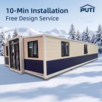 Maison mobile préfabriquée extensible de 40 pieds ou 20 pieds, norme australienne, 4 chambres, structure en acier préfabriqué, maison portable